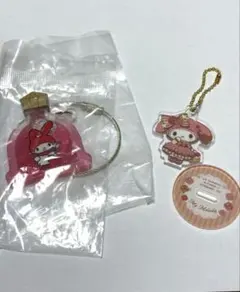 マイメロ　ストラップ　2個セット　パフュームキーチェーン