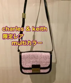 CHARLES &amp; KEITH ホリデー限定 スパンコール バニティバッグ CHARLES & KEITH ホリデー限定 スパンコール バニティバッグ - メルカリ