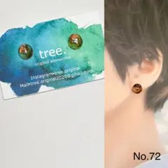 No.72 即購入OK◆ハンドメイドピアス サージカルステンレス