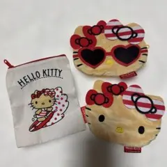 ハローキティ 日焼けキティ ポーチコレクション コンプセット ガチャ