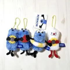 パペットスンスン ぬいぐるみマスコット Summer ver. 4種 コンプ