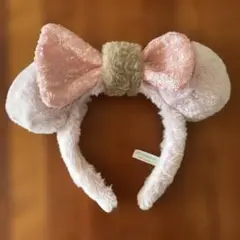 【未使用タグなし】東京ディズニーリゾート リボン付き耳カチューシャ