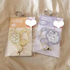 しまむら ちいかわ リール付きカラビナ うさぎ モモンガ