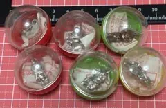 エヴァンゲリオン ジッパーマスコット 全6種 カプセル・解説紙付き 当時物