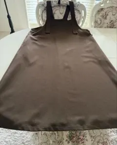 ハーモニカ☆シックで上質なジャンバースカート ☆ゆとりサイズ未使用品！日本製
