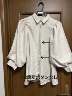 OLIVE des OLIVE バルーンスリーブシャツ アイボリーのサムネイル