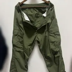 カーゴパンツ オリーブ ウエストゴム