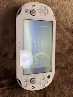 挨*x様 ライトブルー／ホワイトPS Vita本体パワプロ2016のカセットPC