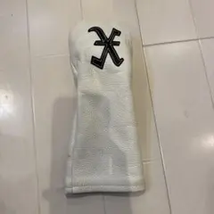 ベゼル　ホワイトレザー フェアウェイウッド用ヘッドカバー