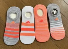 アディダスのスニーカーソックス4足