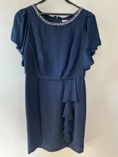 MAITRESSE パーティードレス　ネイビー　9号