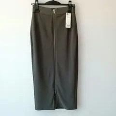 GU♥フロントジップナローロングスカート ♥S♥新品タグ付送料込み