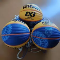 Wilson FIBA 3x3 公式バスケットボール 3個セットのサムネイル