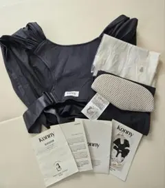 コニー抱っこ紐FLEX AirMesh XS-XL チャコール ヘッドサポート付