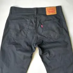 リーバイス511ブラックデニムパンツCool W32 L32 ストレッチ