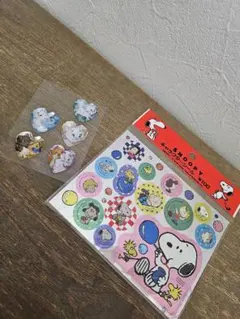 平成レトロ 新品 スヌーピー マリーちゃんシールセット