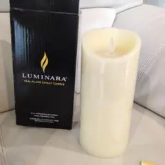 【新品未使用】LED キャンドル Luminara M アイボリー 外箱つき