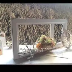 out りお様 窓辺 オブジェ ♪ ホワイトシャビー