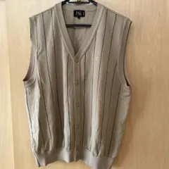 23 SPORT ストライプ ベージュ ベスト サイズ4（Ｌくらい）のサムネイル