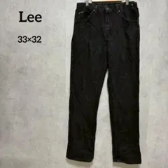 リー Lee ブラックデニム パンツ 33×32 メンズ　L相当