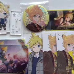 プロセカ グッズセット 鏡音レン② / 缶バッジ アクスタ くじ ポスト