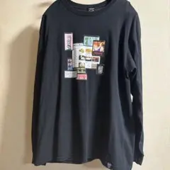 BLACK BRAIN グラフィックロングスリーブカットソー 長袖 ロンt