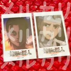 進撃の巨人 トレーディングチェキ風カード vol.2 エレン ファルコ セット