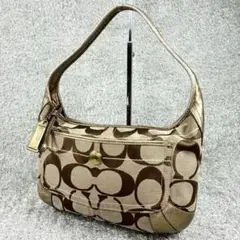 COACH ERGO 12227 Signature Hobo Bag GLD - メルカリ