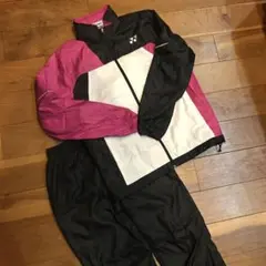 YONEX ジャケットとパンツセット Sサイズ ピンク/黒/白