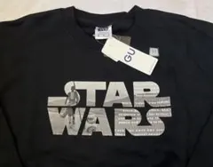 廃番❗️ gu スターウォーズ ヘビーウェイトビッグスエット　ブラック　未使用
