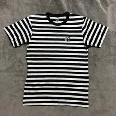 即日発送❤️ユニクロ　ミッキー ストライプ　Tシャツ S 蒸気船いウィリー