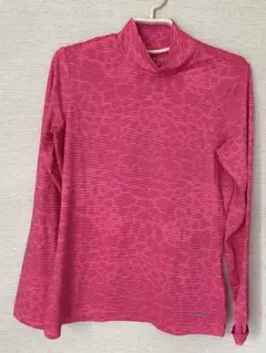 NIKE GOLF DRI-FIT ピンクストライプ L