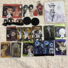 ツイステ フィギュア カード 色紙 フロイド アクリルキーホルダー フロイド