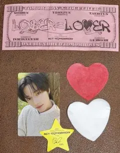 txt ボムギュ1枚 FC act TOMORROW トレカ １枚 落下物付き