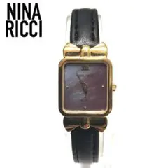 NINA RICCI ニナリッチ 白蝶貝 ゴールド リボン レディース 腕時計のサムネイル