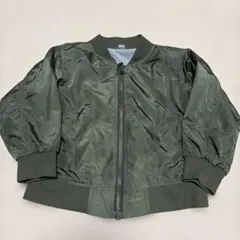 ELFINDOLL キッズ MA-1風ブルゾン カーキ 95cm