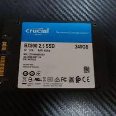 Crucial BX500 240GB SSD 本体のサムネイル