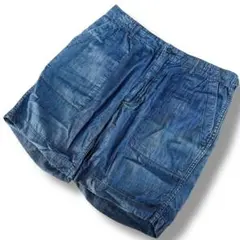 Engineered Garments シャンブレー ベイカーショーツ S