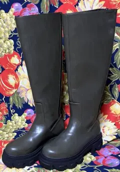 【新品・未使用】【JEANASIS☆ジーナシス】【ロングブーツ】【23.5cm】