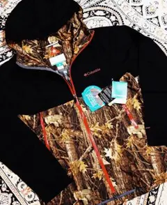 ■新品希少モデル■コロンビア■デクルーズサミットパターンドフーディージャケットＬ