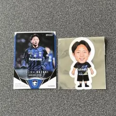 【匿名配送】ガンバ大阪 No.16 鈴木徳真 EXPOユニ ステッカー、トレカ