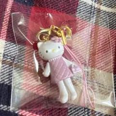 サンリオ トレーディングマスコットストラップ③キティ（キルティング）♡