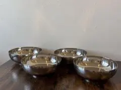 韓国冷麺　器　ステンレス器　韓国製　特級品　冷麺容器　大　4個のサムネイル