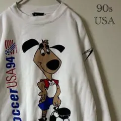 90s TEAM GEAR/WORLD CUP 94 FIFA スウェット/L