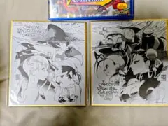 カプコン ファイティングコレクションミニ色紙2種類+PS4ソフト