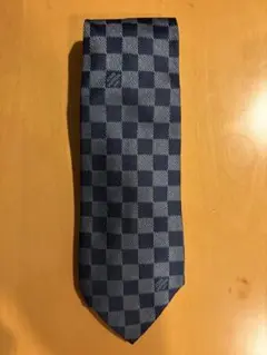 Louis Vuitton ネクタイ ネイビー チェック