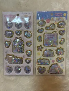 キラッとぷくぷくエアーシール リラックマ すみっコぐらし 2点セット