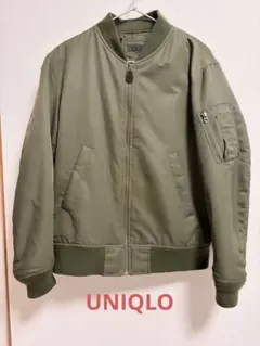 UNIQLO オリーブグリーン MA-1 ブルゾン　ジャケット