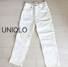 UNIQLO スリムストレートハイライズジーンズ　22