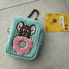 トムとジェリー 』サガラ刺繍ワッフルミニポーチ
